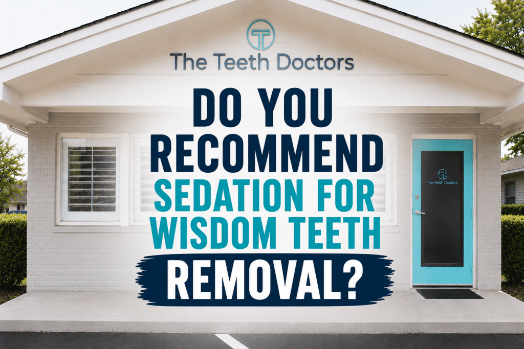 Do You Recommend Sedation for Wisdom Teeth Removal with Dr. Jeremiah Davis?